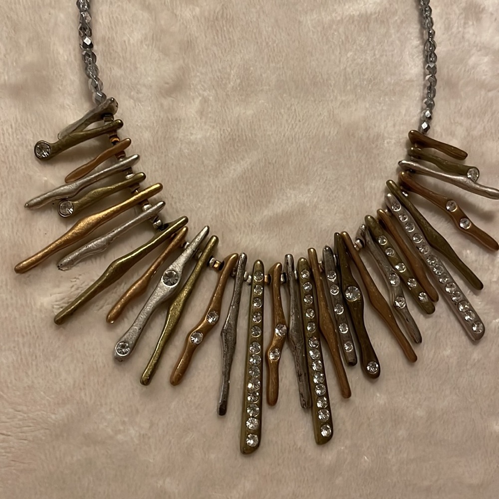 Stacked bib necklace
